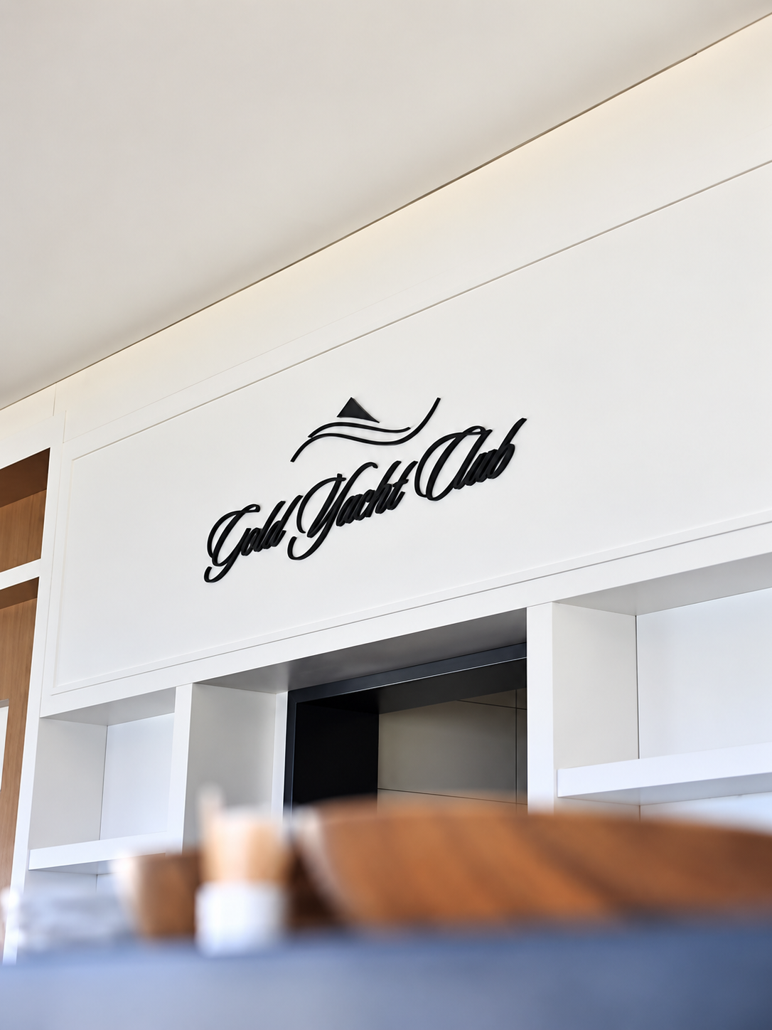 Interior of Gold Yacht Club Restaurant